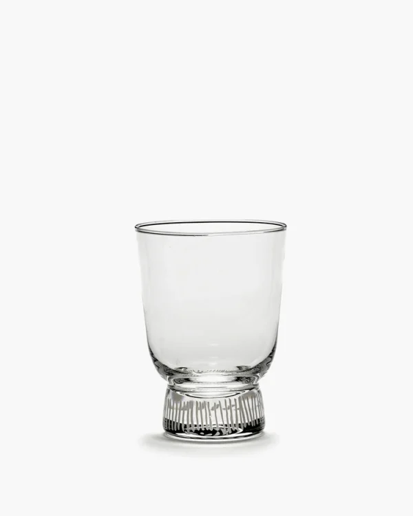 Glass Stripes Sandblasted Feast