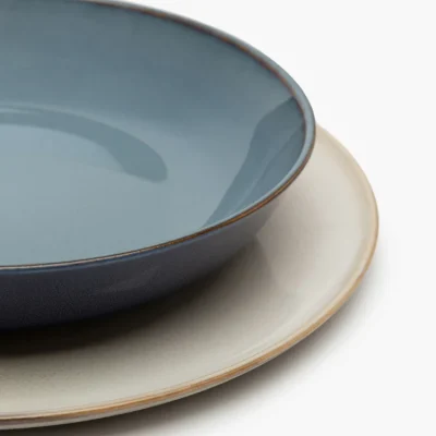 Deep Plate Dark Blue/Smoky Blue