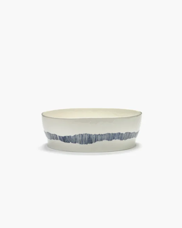 Ecom_B8921015B_01-jpg Salad Bowl White Stripes Blue Feast