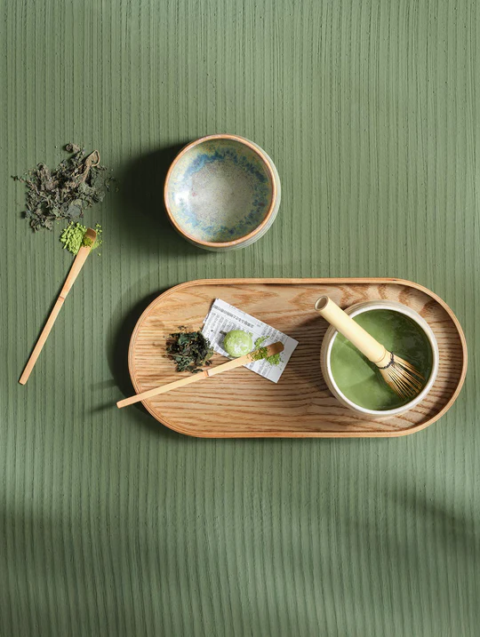 Matcha set, matsu shiny