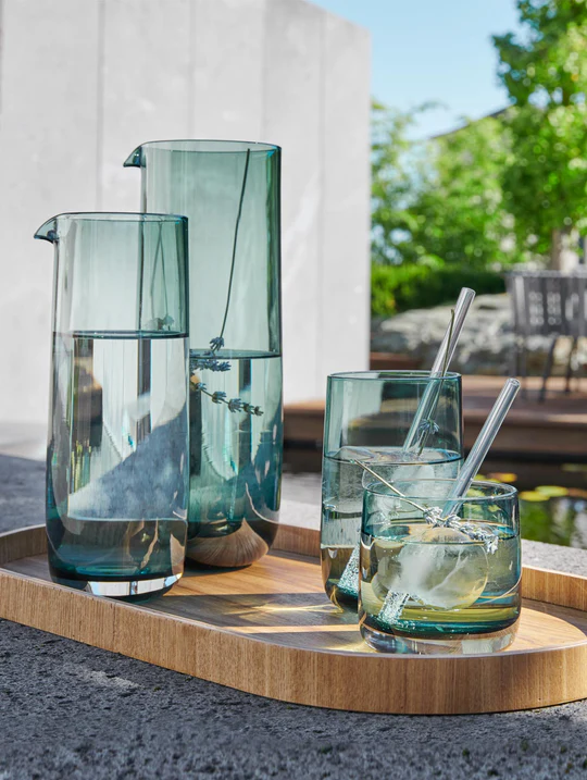 Sarabi-gruen-Karaffe-Glas_4a6c19f1-d5b4-46a0-bdd2-dff85d2e0250_540x Carafe, green (S)