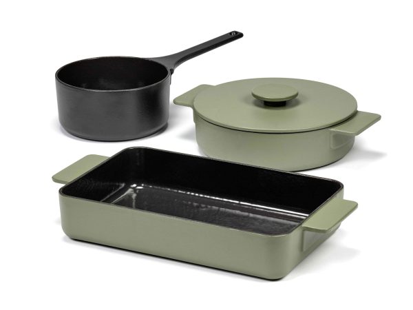 B8718111Gs2B Oven Dish L Camogreen — Camo Green