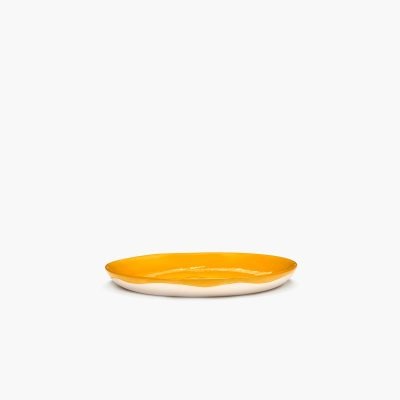 Plate S — Yellow Stripes / White