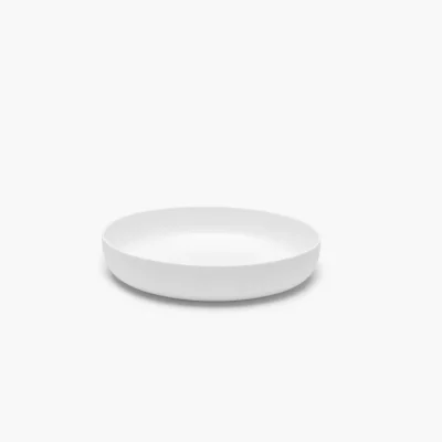 Deep Plate L Base — White