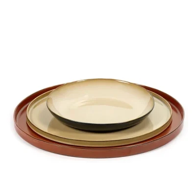 serax-schalen-rust-misty-grey.jpg Tray L — Rust