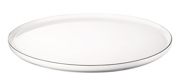 2032113_oco-lignenoire Dinner Plate, noir — Oco Ligne Noire
